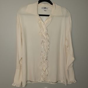 Saks Fifth Ave ruffle blouse